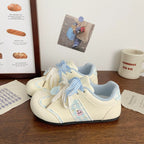 Damen Komfortable Sneakers mit verspielten Schleifendetails