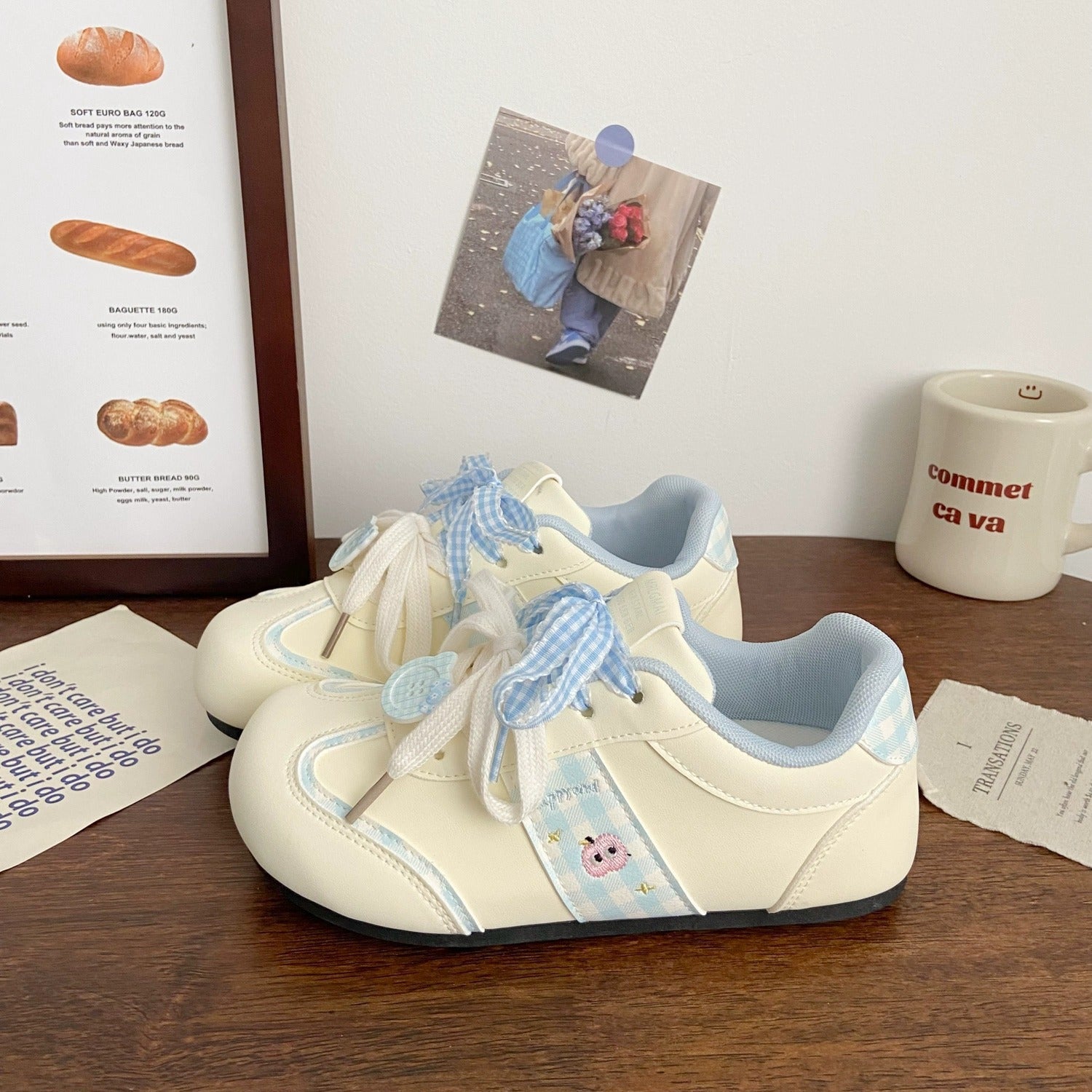 Damen Komfortable Sneakers mit verspielten Schleifendetails
