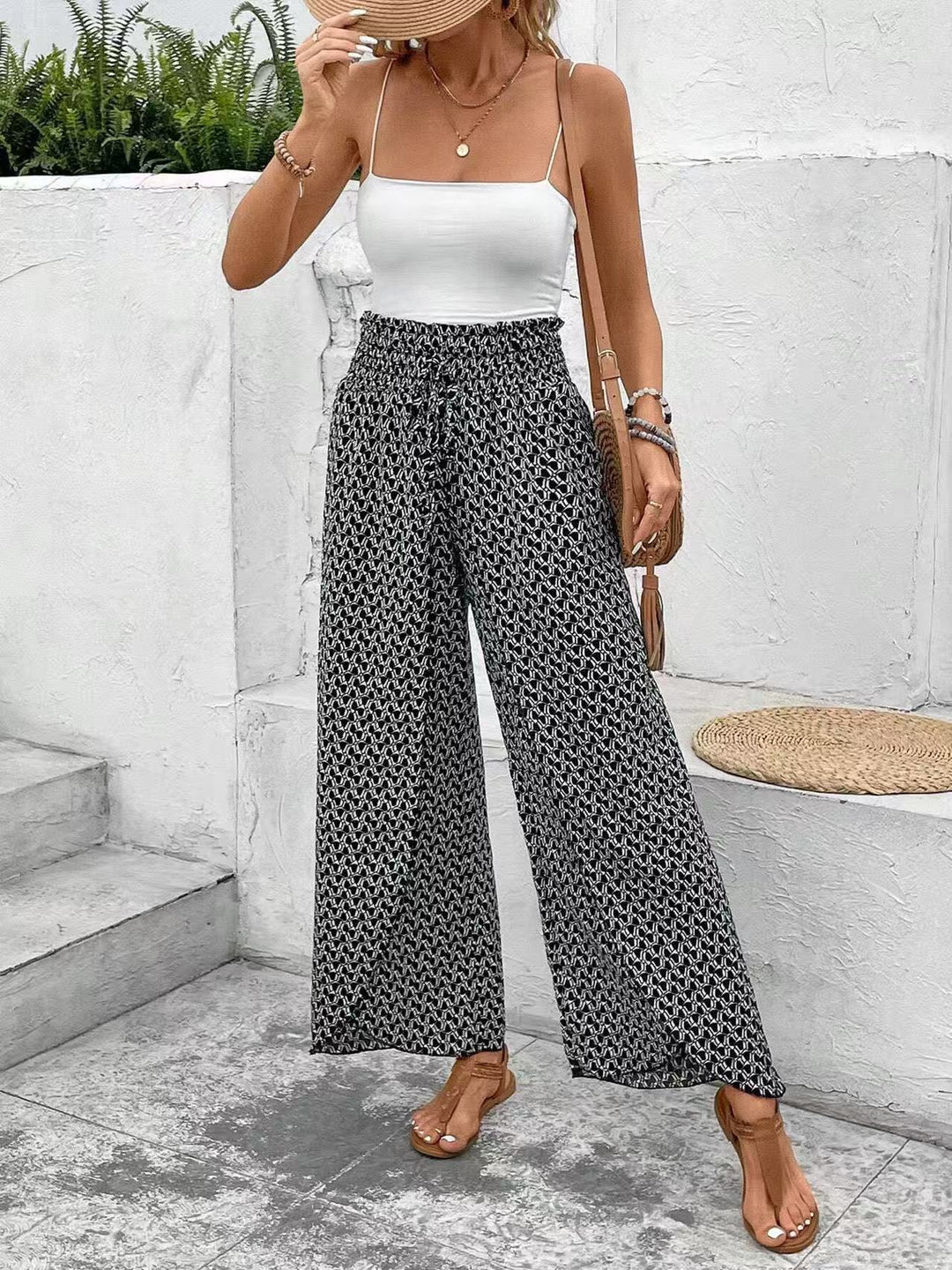 Damen Maxirock mit floralem Design und seitlichem Schlitz R&B