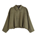 Damen modische Oversized-Jacke im lässigen Look R&B