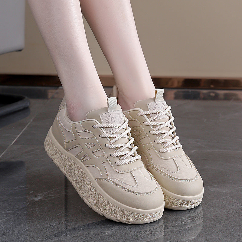 Damen Sportliche Plateau Sneakers mit ergonomischer Dämpfung und atmungsaktiver Oberfläche R&B