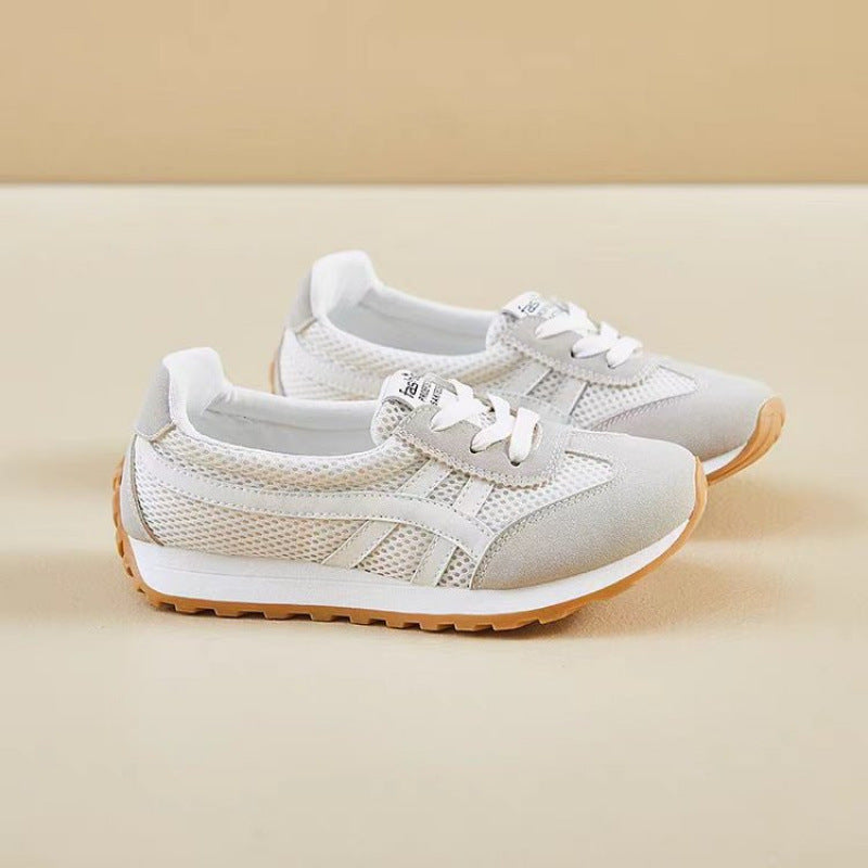 Damen Sportliche Sneakers im Retro-Stil mit atmungsaktivem Mesh-Obermaterial R&B