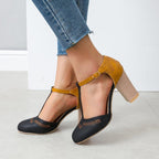 Damen Slingback High Heel Sandalen mit modischem Absatz und eleganter Riemenführung