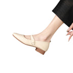 Damen elegante Slingback Ballerinas mit modischem Riemchen und bequemer Sohle R&B