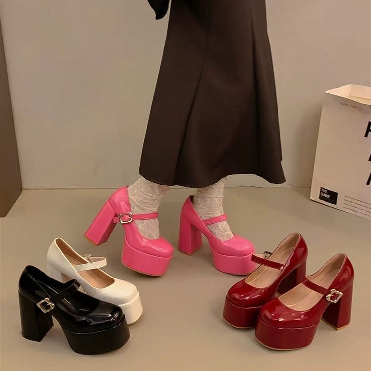 Damen Plateau-Pumps mit verstellbarem Riemen R&B