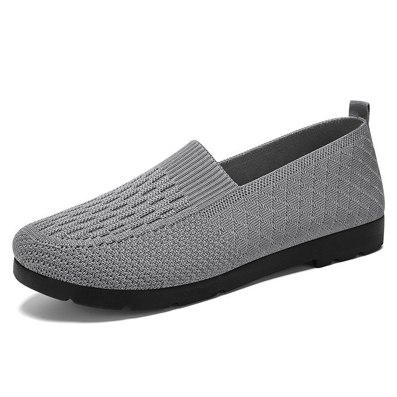 Damen Elastische Slip-On Freizeitschuhe R&B