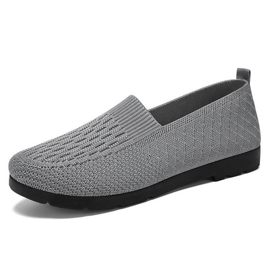 Damen Elastische Slip-On Freizeitschuhe R&B