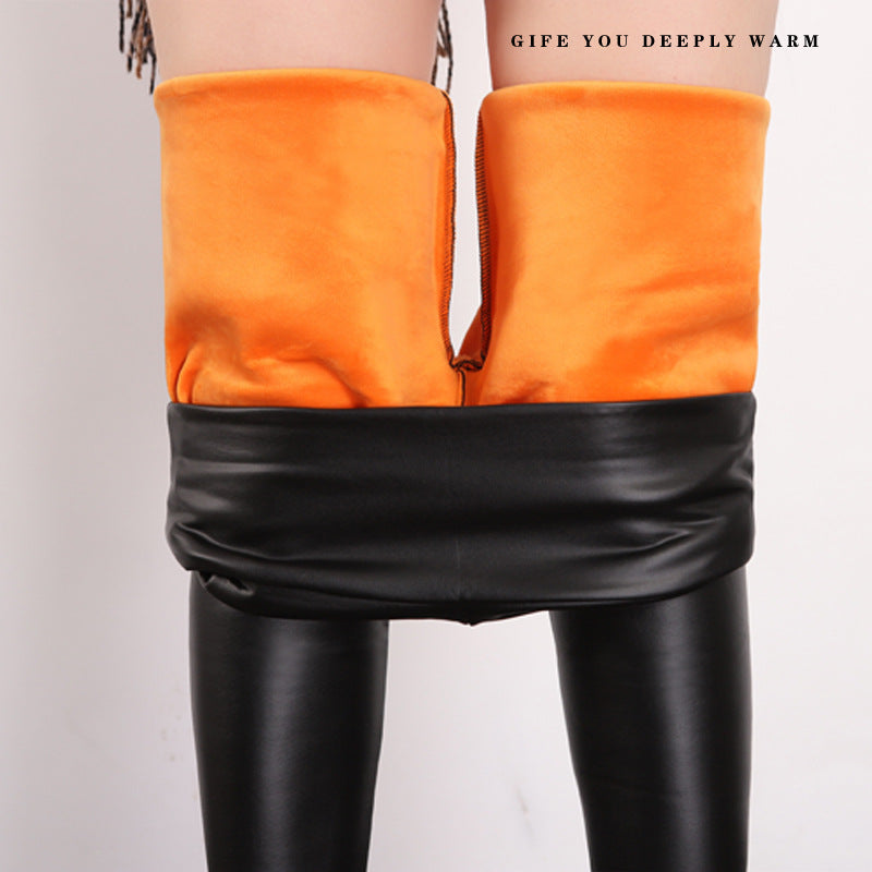 Damen Modische Overknee-Stiefel aus Kunstleder mit weich gefüttertem Innenfutter
