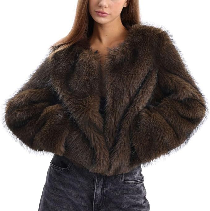 Damen Fleece-Kurzmantel R&B