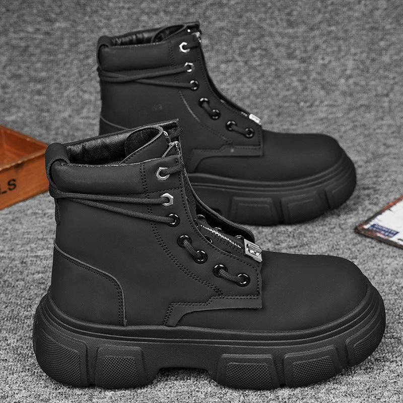 Damen robuste Combat Boots mit rutschfester Sohle und innovativem Schnürsystem R&B