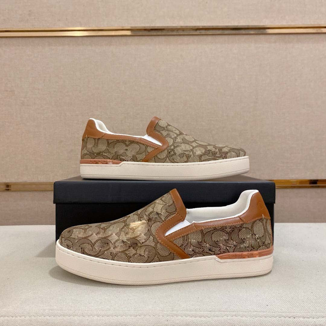 Damen Bequeme Slip-On Sneakers mit modischem Oberflächenmuster R&B