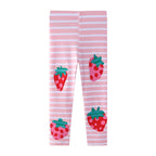 Mädchen Leggings mit fröhlichem Erdbeer-Design R&B