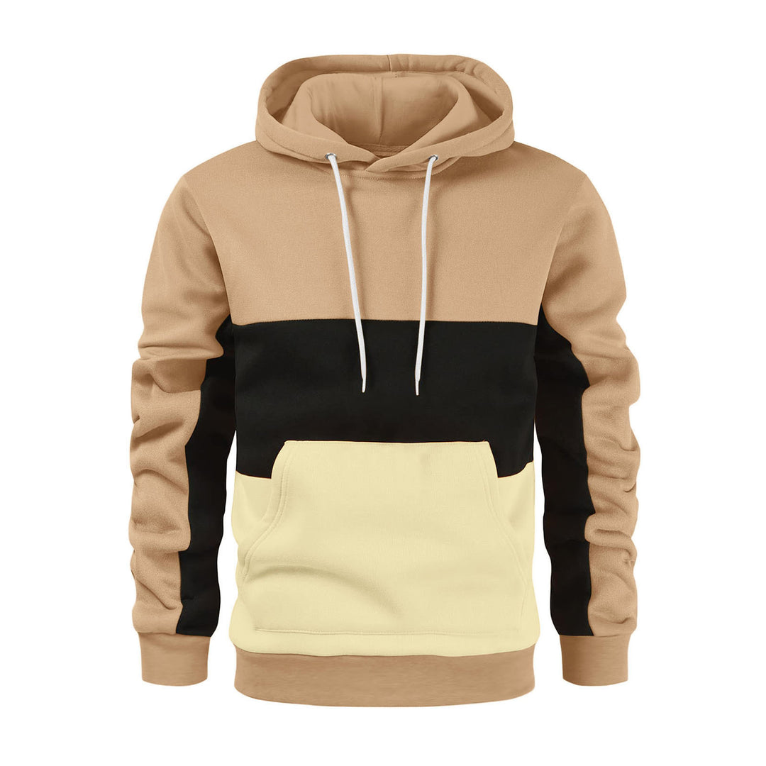 Herren Kapuzenpullover mit modischem Farbblockdesign R&B