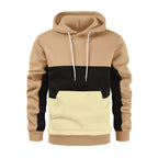 Herren Kapuzenpullover mit modischem Farbblockdesign R&B