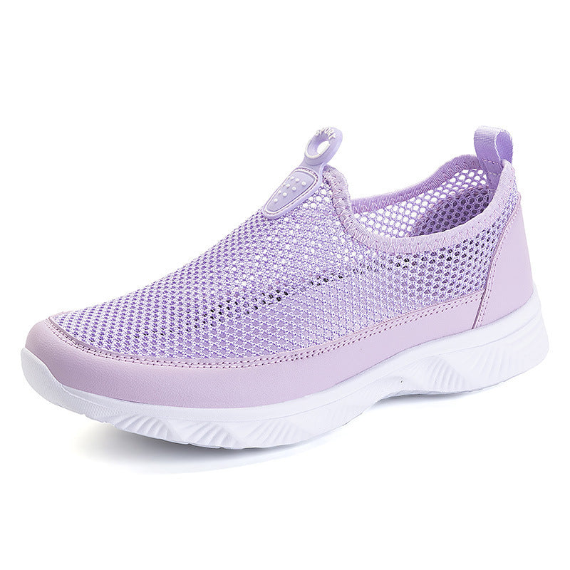 Damen Sportliche und atmungsaktive Slip-On Sneakers R&B