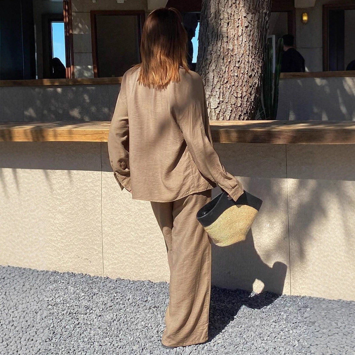 Jogginganzug Damen sportlich elegantes Zweiteiler-Set
