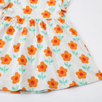 Mädchen Sommerkleid mit floralen Mustern R&B