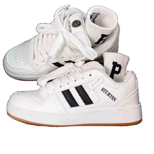 Damen Sportliche Sneakers mit atmungsaktiver Oberflächenstruktur und stabiler Gummisohle R&B
