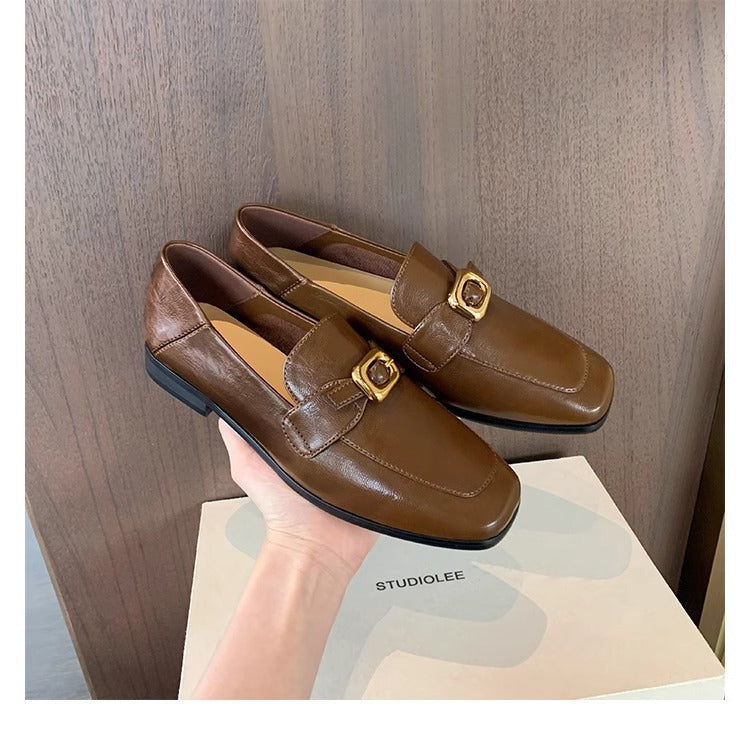 Damen Mokassins mit elegantem Schnallenakzent und komfortablem Fußbett R&B