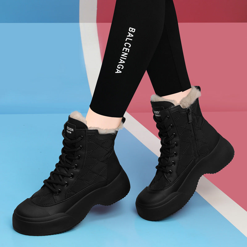 Damen Winterliche Halbstiefel mit isolierender Sohle und bequemem Innenfutter R&B