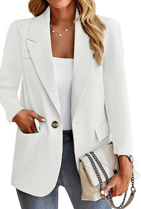 Damen Blazer mit modischen Taschen und elegantem Schnitt R&B