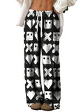 Damen Freizeit-Hose mit kreativen Mustern R&B
