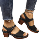 Damen Sandalen mit Blockabsatz R&B