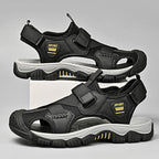 Damen Sportliche Sandalen mit verstellbarem Riemen und rutschfester Sohle R&B