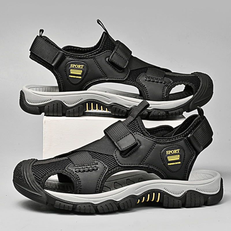 Damen Sportliche Sandalen mit verstellbarem Riemen und rutschfester Sohle R&B