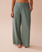 Damen Plissee-Hose mit elastischem Bund und Seitentaschen R&B