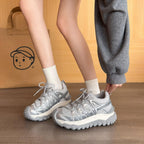 Damen sportliche Multifunktions-Sneaker mit rutschfester Sohle R&B