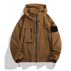 Damen Technische Outdoor-Jacke mit Verstellbarem Kapuzensystem und Multifunktionalen Taschen R&B