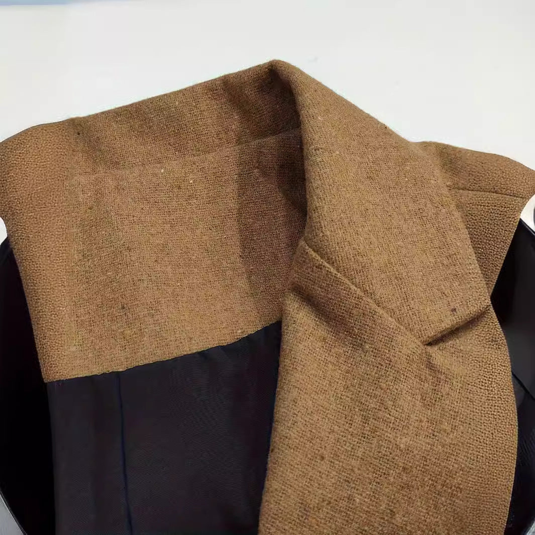 Herren elegante Weste mit praktischen Haltern