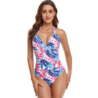 Damen Eleganter Hochgeschnittener Badeanzug R&B