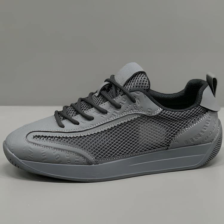 Damen Sportliche Sneaker mit atmungsaktiver Oberflächenstruktur und stoßdämpfender Sohle