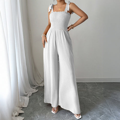 Damen Maxi-Kleid mit raffiniertem Rüschendesign und elastischem Oberteil R&B
