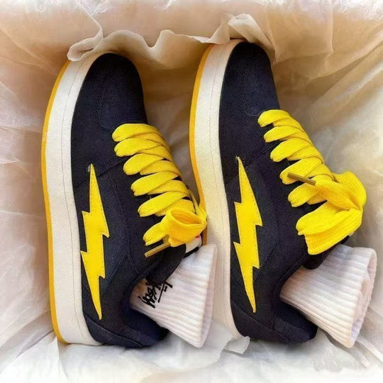 Damen Sportliche Sneakers mit innovationsstarkem Schnüroptik und rutschsicherer Sohle R&B