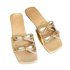 Damen elegante Slides mit stilvollem Schleifen-Design R&B