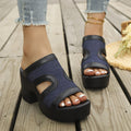 Damen Wedge-Sandaletten mit modischem Design und ergonomischem Fußbett R&B
