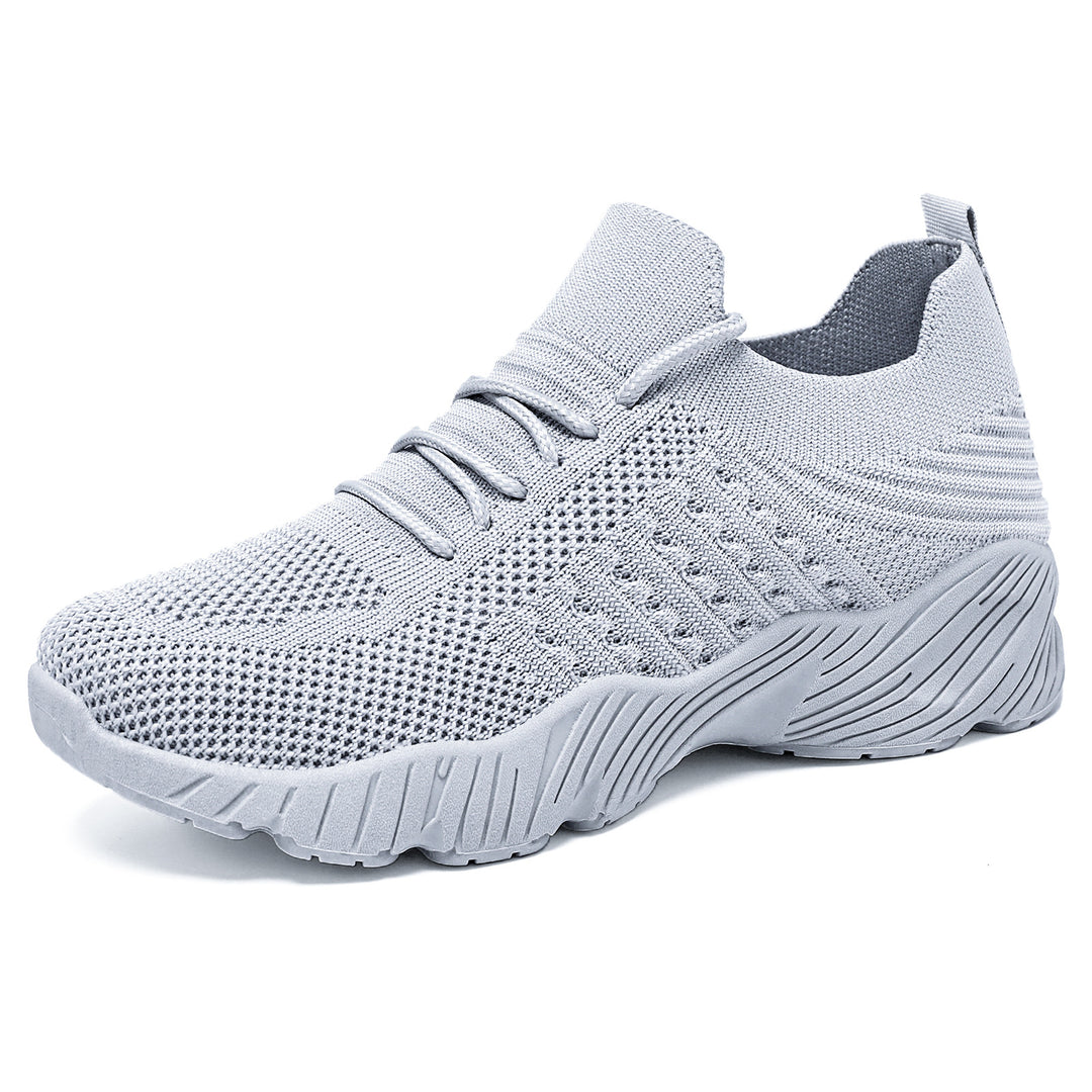 Damen Komfortable Leichtgewicht Sneakers mit atmungsaktivem Strickdesign R&B