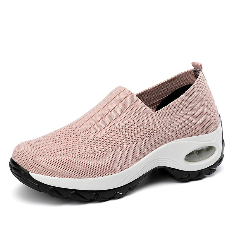 Damen Komfortable Slip-On Sportschuhe mit atmungsaktivem Obermaterial R&B