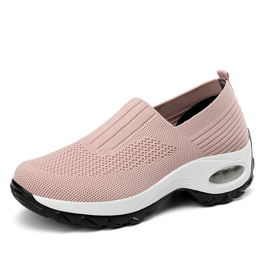 Damen Komfortable Slip-On Sportschuhe mit atmungsaktivem Obermaterial R&B