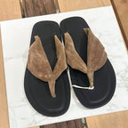 Damen Zehentrenner-Sandalen mit ergonomischem Fußbett und rutschfester Sohle R&B
