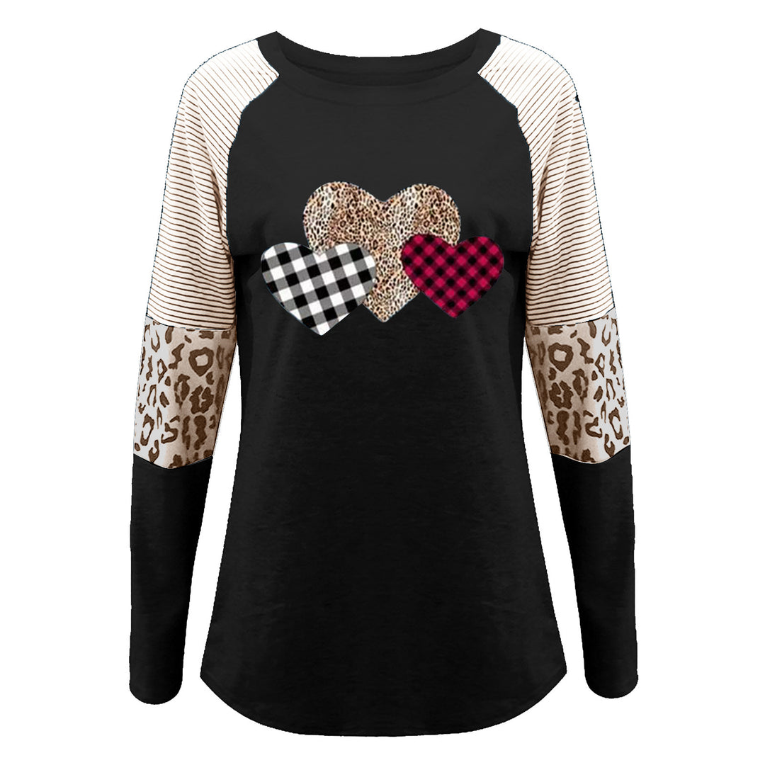 Damen Langarmshirt mit herzigen Motiven und trendigen Mustern R&B