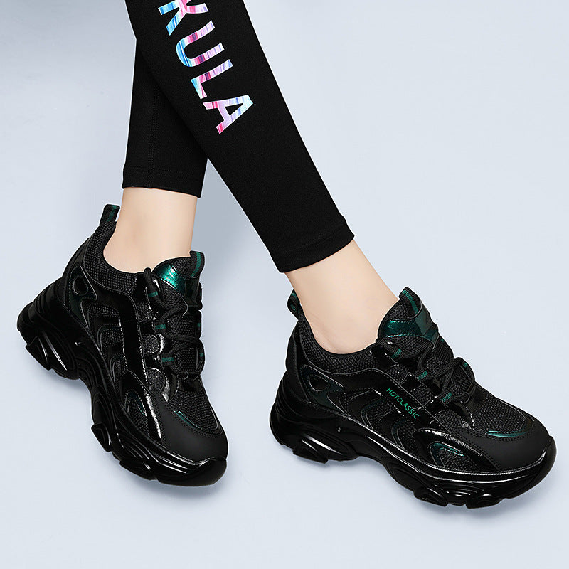 Damen Sportliche Sneakers mit atmungsaktiver Struktur und stoßdämpfender Sohle R&B