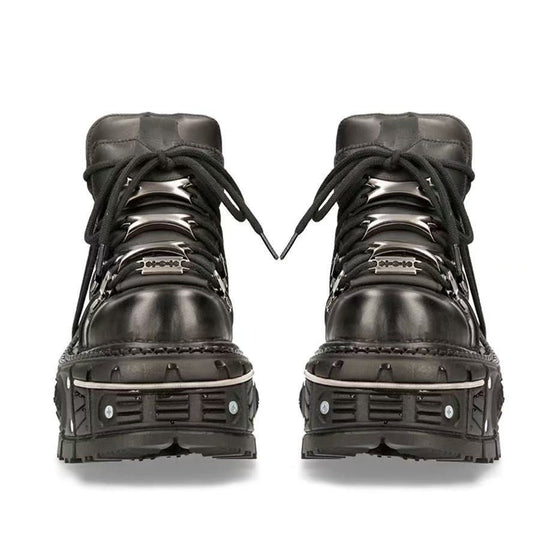 Damen Stabile High-Top Stiefel mit robuster Gummisohle R&B