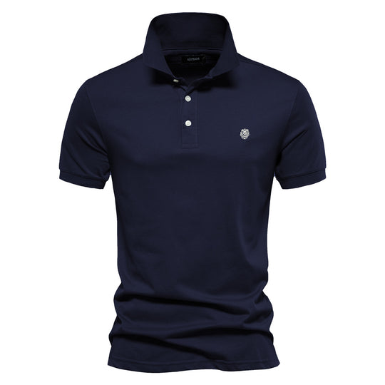 Herren Polo-Shirt mit feiner Piqué-Struktur und klassischem Kragen R&B