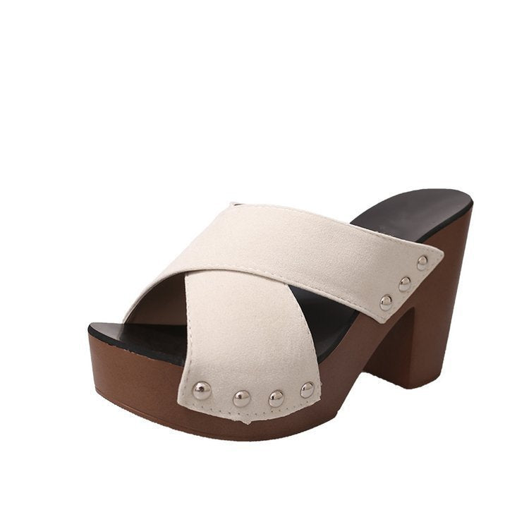 Damen Plateausandalen R&B