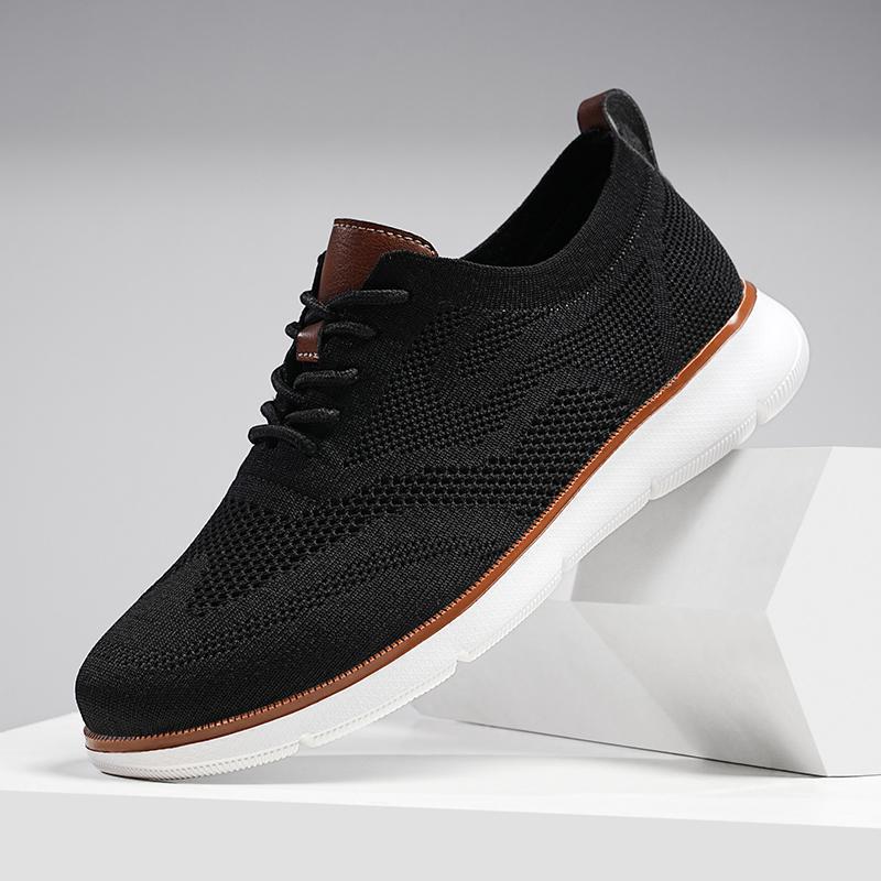Damen Atmungsaktive Freizeitsneaker mit elastischem Obermaterial und rutschfester Sohle R&B