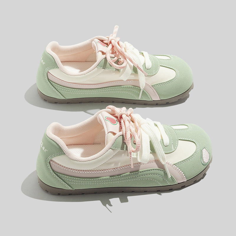 Damen Leichte und atmungsaktive Sneakers mit innovativen Schnürdetails